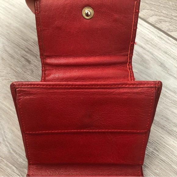Vintage Christian Dior Red Wallet - Picture 6 of 10